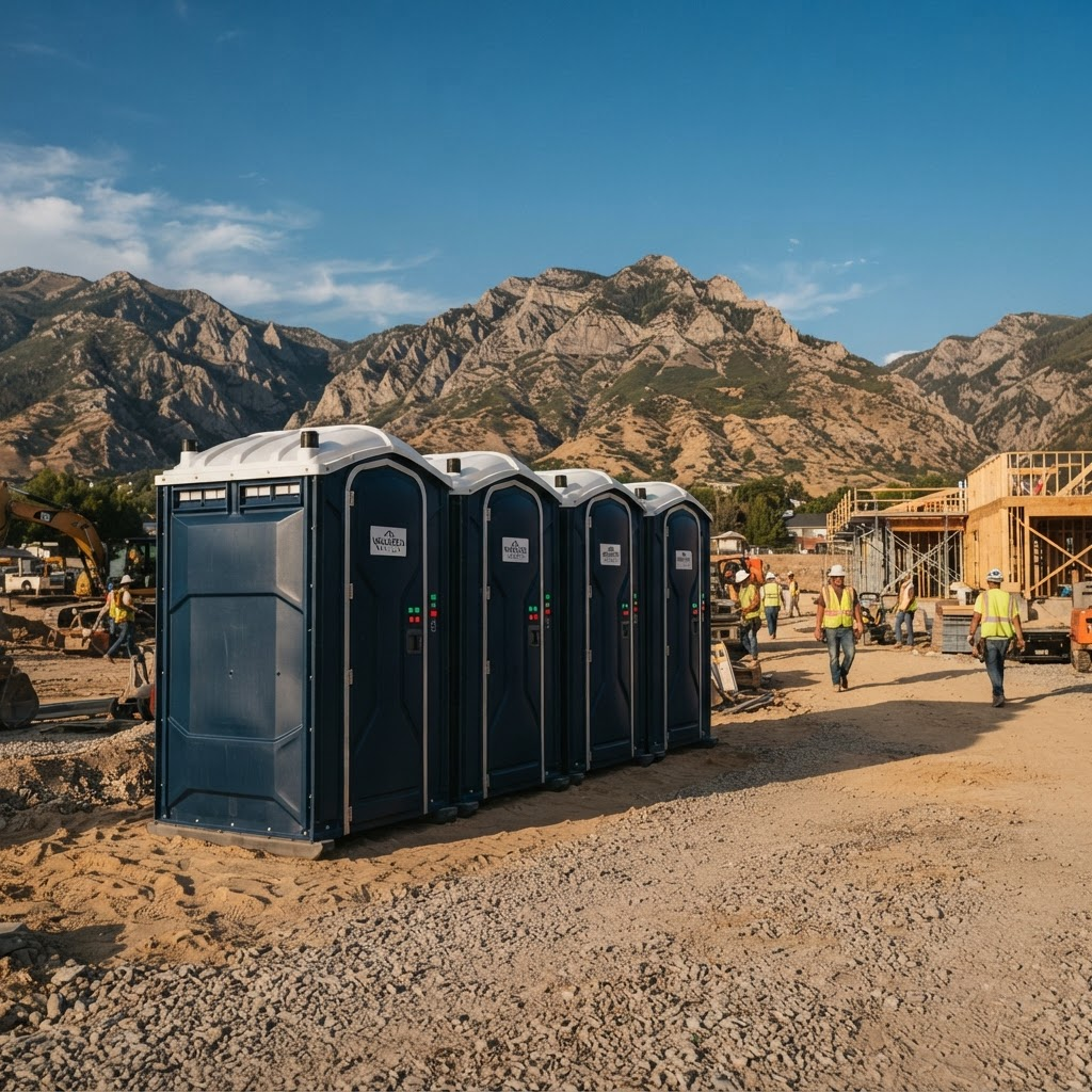 Clean portable restrooms ready for delivery in Santa Monica